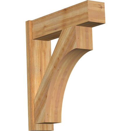 Ekena Millwork Westlake Block Rough Sawn Outlooker, Western Red Cedar, 8"W x 30"D x 34"H OUT08X30X34WTL05RWR